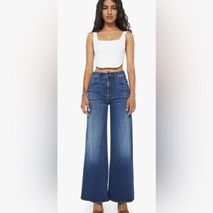 MOTHER NWOT PETITES The Lil Hustler Roller Skimp Sz 24